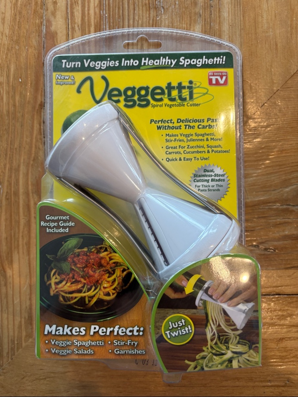 NEW Veggetti Spiral Vegetable Cutter - White